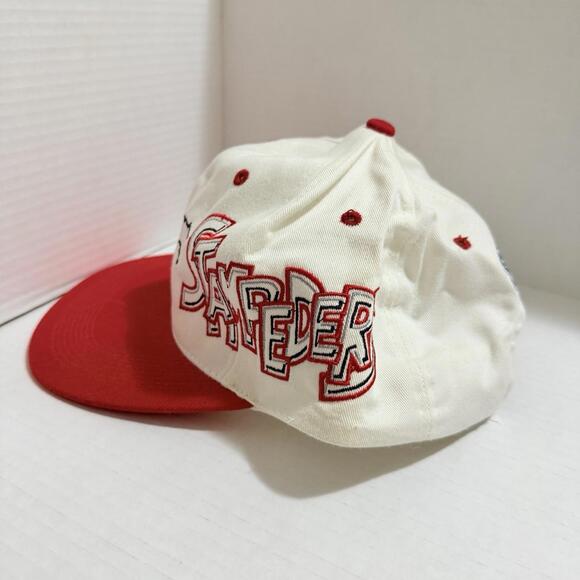 Vintage Calgary Stampeders Snapback Adult Red One Size CFL Football Men’s - Picture 6 of 6